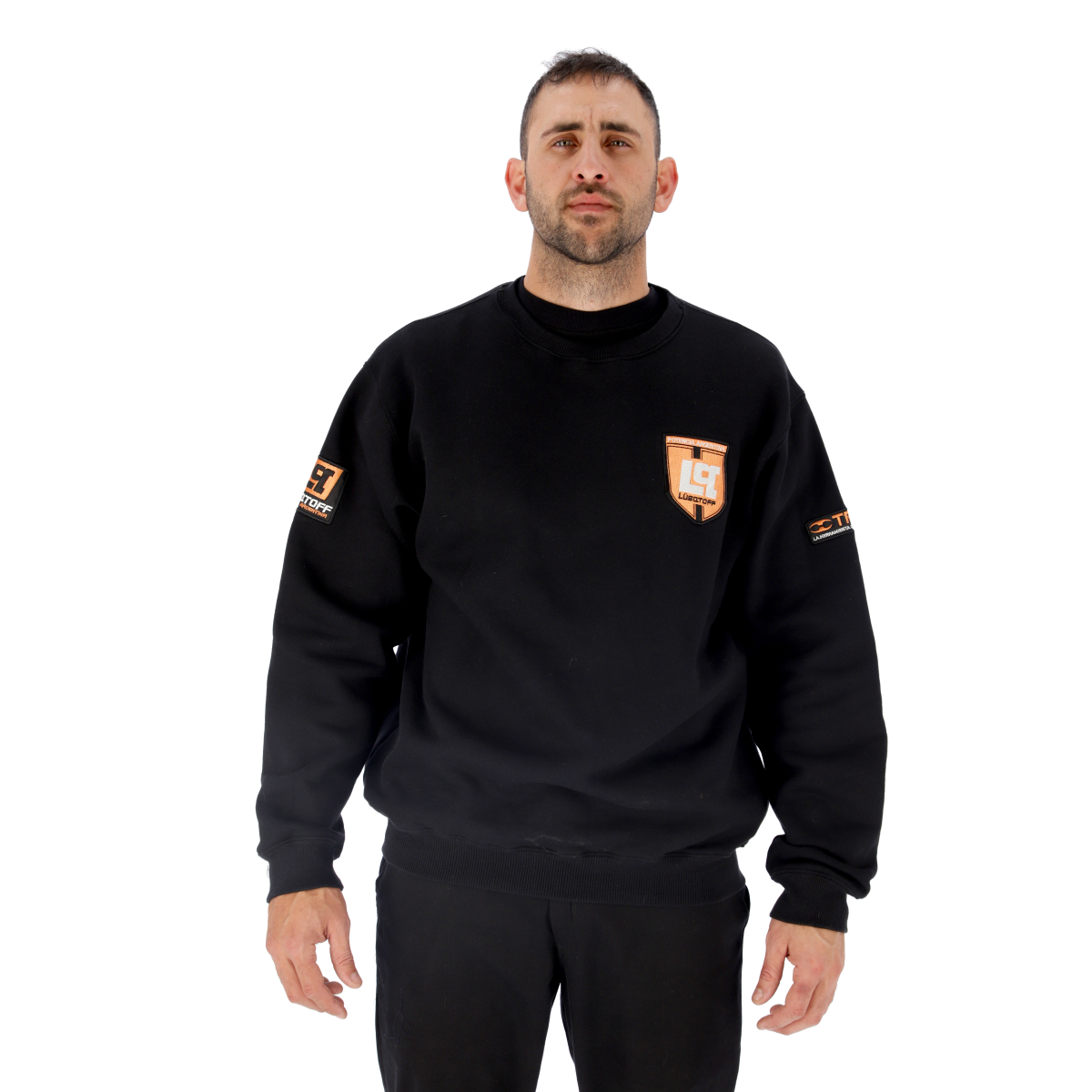 Buzo cuello redondo con logo